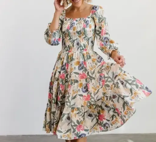 Floral Midi Dress