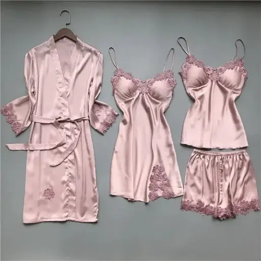 Ladies' Satin Sleepwear Set